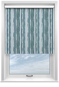 Waterfall Stripe, Agave - Roller Blind